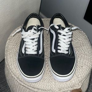 Vans Old Skool black suede sneakers
